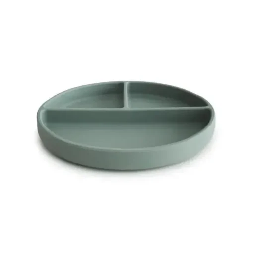 Mushie - Placa de sucção de silicone bebê - Cambridge Blue