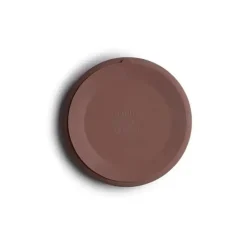 Mushie - Placa de sucção de silicone (malva nublado)