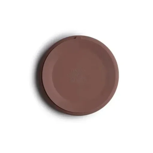 Mushie - Placa de sucção de silicone (malva nublado)