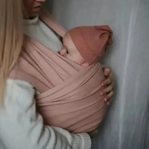 Mushie - Porta-envoltórios de bebê 100% algodão orgânico,