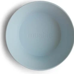 Mushie - Round Bowl Dinnerware Set, Powder Blue