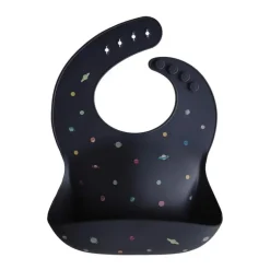 Mushie - Silicone Baby Bib, Planets
