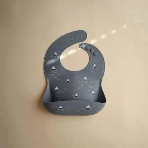 Mushie - Silicone Baby Bib, Boats