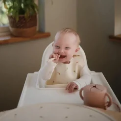 Mushie - Silicone Baby Bib, Kites