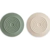 Mushie - Silicone Drain Stopper 2-Pk, Dried Thyme/Shifting Sand
