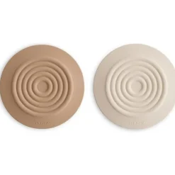 Mushie - Silicone Drain Stopper 2-Pk, Natural/Shifting Sand