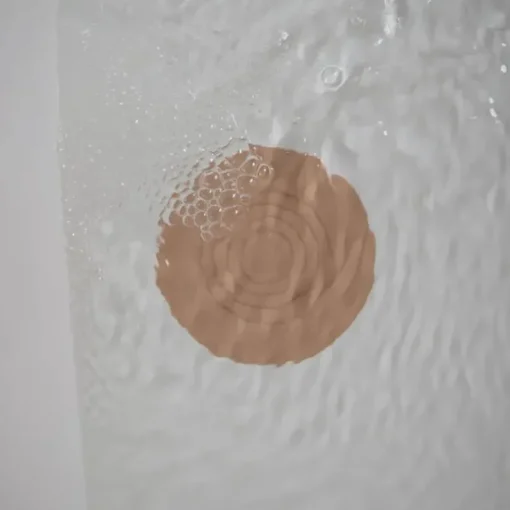 Mushie - Silicone Drain Stopper 2-Pk, Blush/Shifting Sand