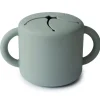 Mushie - Silicone Snack Cup, Cambridge Blue