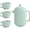 Mushie - Silicone Tea Play Set, Cambridge Blue
