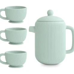 Mushie - Silicone Tea Play Set, Cambridge Blue