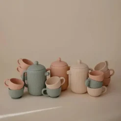 Mushie - Silicone Tea Play Set, Cambridge Blue