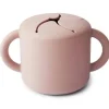 Mushie - Snack Cup de Silicone, Blush
