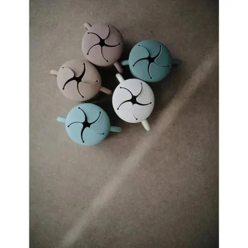 Mushie - Snack Cup de Silicone, Blush