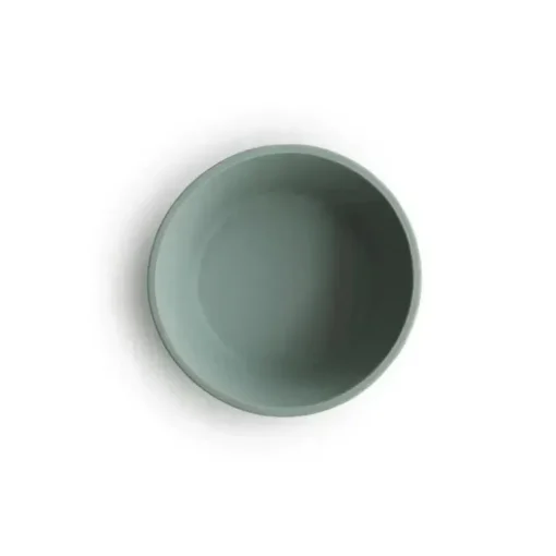 Mushie - Tigela de Sucção de Silicone Bebê - Cambridge Blue