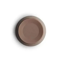 Mushie - Tigela de Sucção de Silicone Bebê - Natural