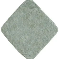 Mushie - toalha com capuz de algodão orgânico para bebês, musgo