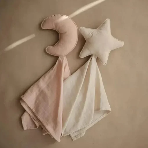 Mushie Lovely Cobertor Estrela Lovey - Natural