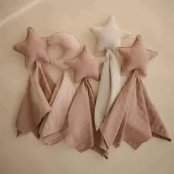 Mushie Lovely Cobertor Estrela Lovey - Natural