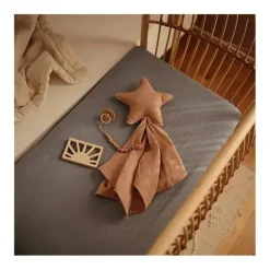 Mushie Lovely Cobertor Estrela Lovey - Natural