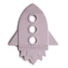 Mushie Silicone Mordedor Foguete Macio Lilás