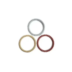 Mushie Silicone Pearl Teether Bracallets Suave/Terracota/Pervinca