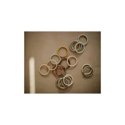 Mushie Silicone Pearl Teether Bracallets Suave/Terracota/Pervinca