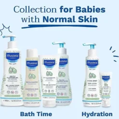 Mustela - Conjunto de presentes essenciais para a hora do banho do bebê 4Pk