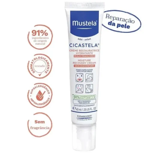 Mustela - Creme Recuperador de Umidade Cicastela