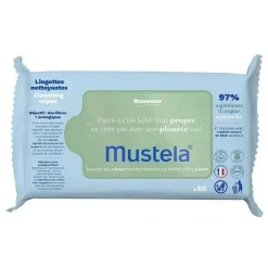 Mustela - 60Ct Lenços de Limpeza para Bebês