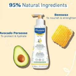 Mustela - Gel de Limpeza Nutritivo para Bebé 300ml