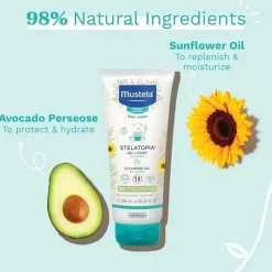 Mustela - Gel de limpeza para pele com tendência a eczema Stelatopia