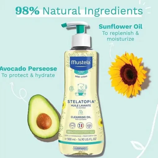 Mustela - Óleo de Limpeza Stelatopia