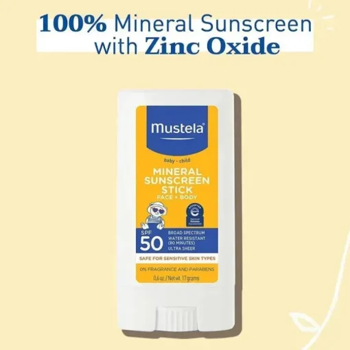 Mustela - Protetor Solar Mineral Bebê FPS 50 Amplo Espectro