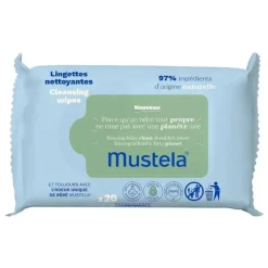 Mustela - Toalhetes de Limpeza Bebé 20Ct com Abacate Natural