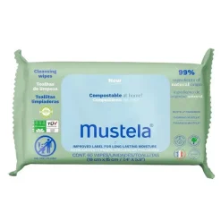 Mustela - Toalhetes de limpeza compostáveis