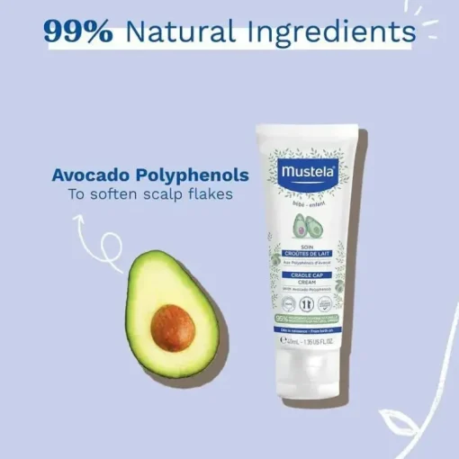Mustela - Touca Berço Bebê Creme