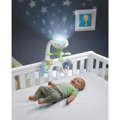 Móvel de projeção 3 em 1 da Fisher Price Butterfly Dreams
