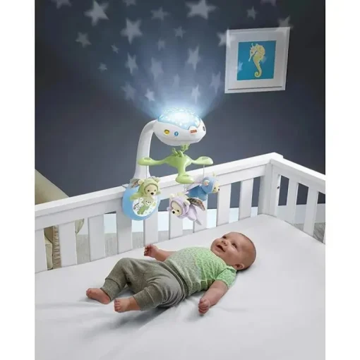 Móvel de projeção 3 em 1 da Fisher Price Butterfly Dreams
