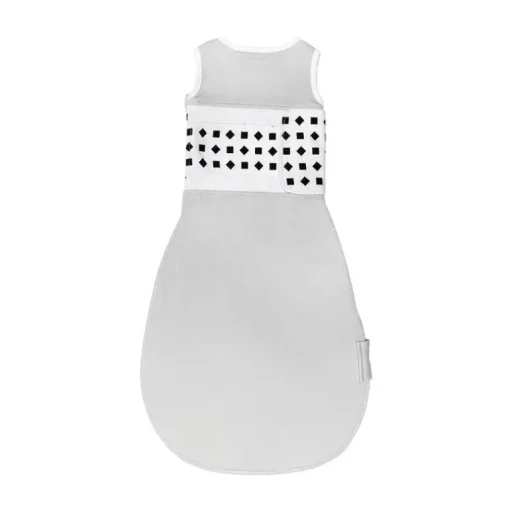 Nanit - Saco de dormir para respiração, saco de dormir para bebê 100% algodão. 3-6 meses, cinza seixo