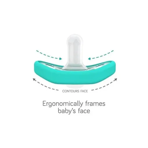 Nanobebe - Flexy Pacifier 2Pk, White (0-3 months)