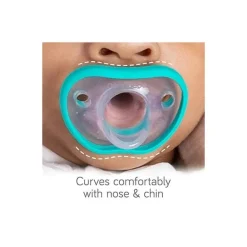 Nanobebe - Flexy Pacifier 2Pk, White (0-3 months)