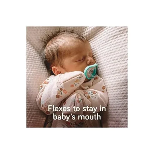 Nanobebe - Flexy Pacifier 2Pk, White (0-3 months)