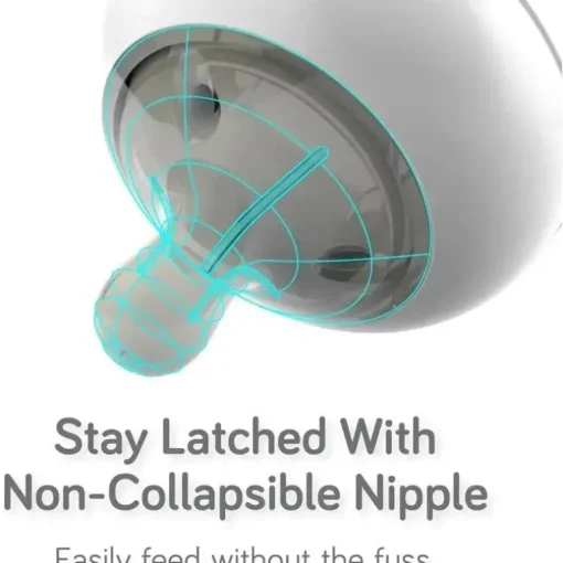 Nanobebe - mamadeira de silicone Flexy 9Oz 3Pk, cinza