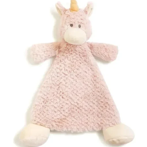 Nat &amp; Jules Wendy Unicorn chocalho bebê Lovey | Cobertor | Cobertor de segurança para bebês