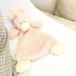 Nat &amp; Jules Wendy Unicorn chocalho bebê Lovey | Cobertor | Cobertor de segurança para bebês