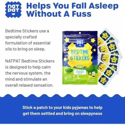 Natpat - Sleepypatch | Natural Sleep Stickers For Kids & Babies