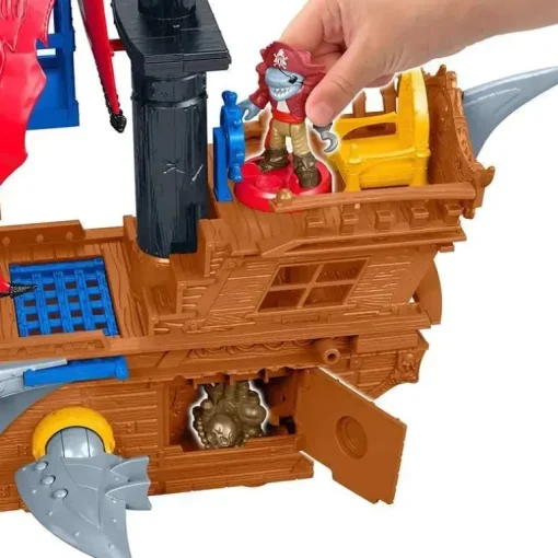 Navio pirata Fisher-Price Imaginext Shark Bite, multicolorido