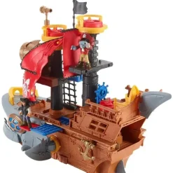 Navio pirata Fisher-Price Imaginext Shark Bite, multicolorido