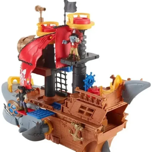 Navio pirata Fisher-Price Imaginext Shark Bite, multicolorido