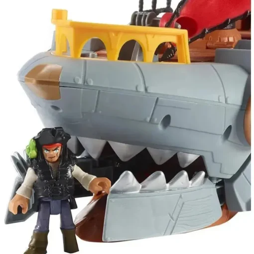 Navio pirata Fisher-Price Imaginext Shark Bite, multicolorido